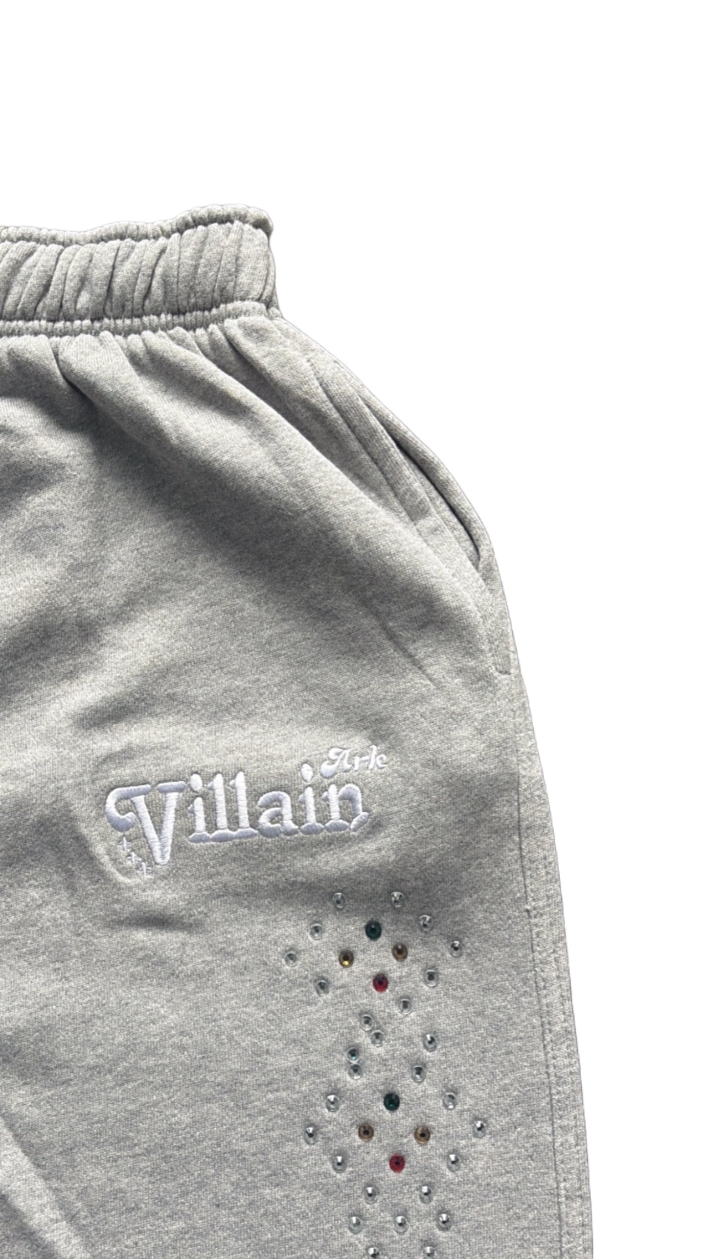 Grey Gemstones Sweats