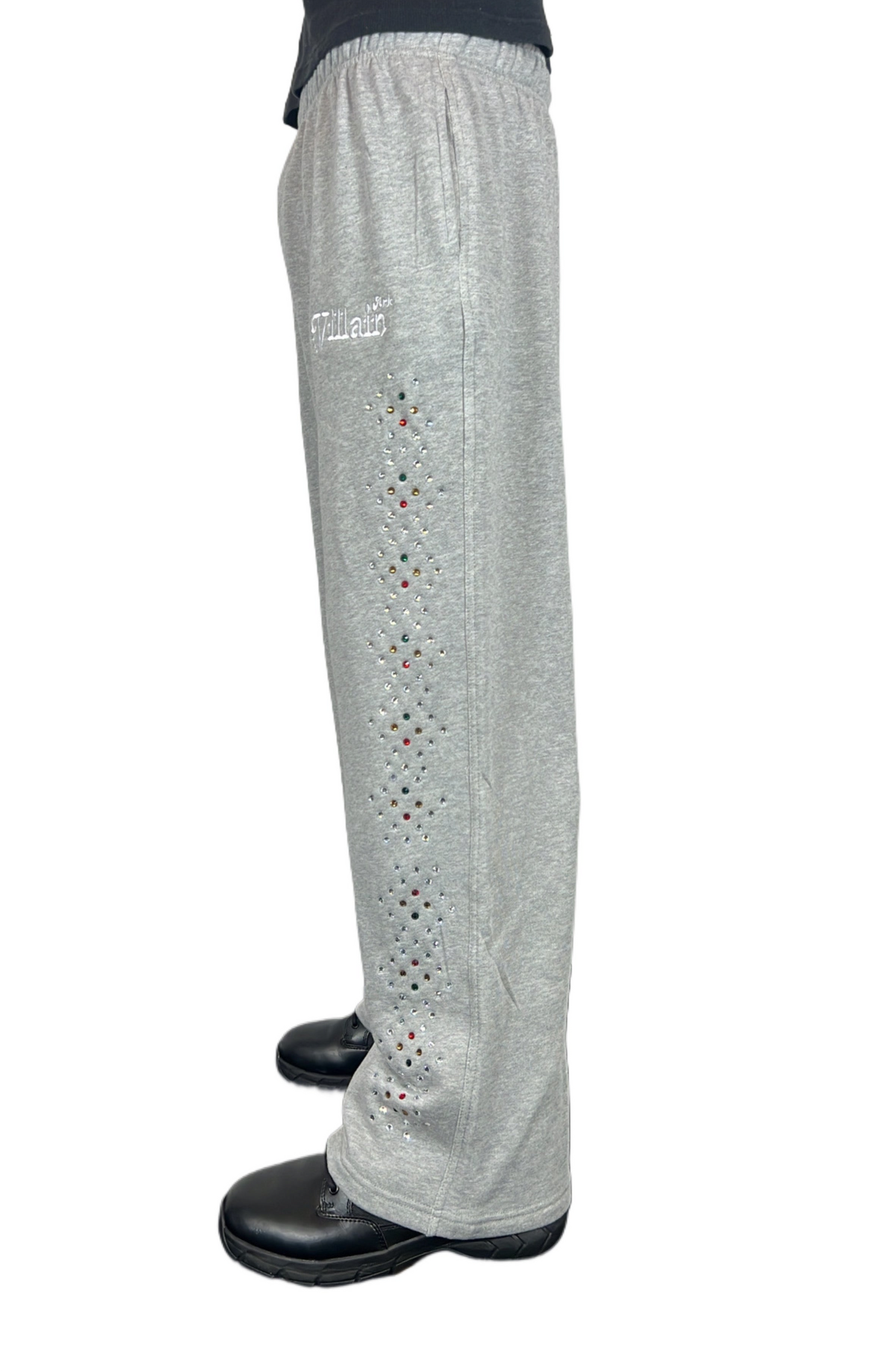 Grey Gemstones Sweats